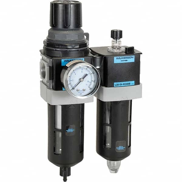 Wilkerson - Filter, Regulator & Lubricator (FRL) Units Configuration: 2 Pc. Filter/Regulator-Lubricator Body Type: Standard - Makers Industrial Supply