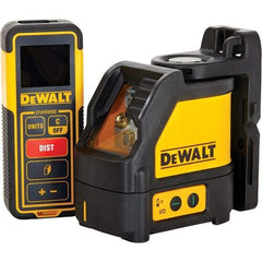 DeWALT - Level Kits Level Kit Type: Green Cross Line Laser & Laser Distance Measurer Kit Maximum Measuring Range (Feet): 100 - Makers Industrial Supply