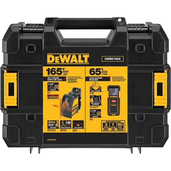 DeWALT - Laser Levels Level Type: Cross Line Level Maximum Measuring Range (Feet): 100 - Makers Industrial Supply