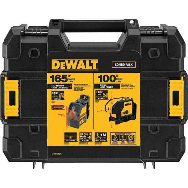 DeWALT - Laser Levels Level Type: Spot Laser Maximum Measuring Range (Feet): 100 - Makers Industrial Supply