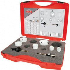 Rothenberger - Hole Saw Kits Minimum Saw Diameter (Inch): 3/4 Maximum Saw Diameter (Inch): 2-1/2 - Makers Industrial Supply