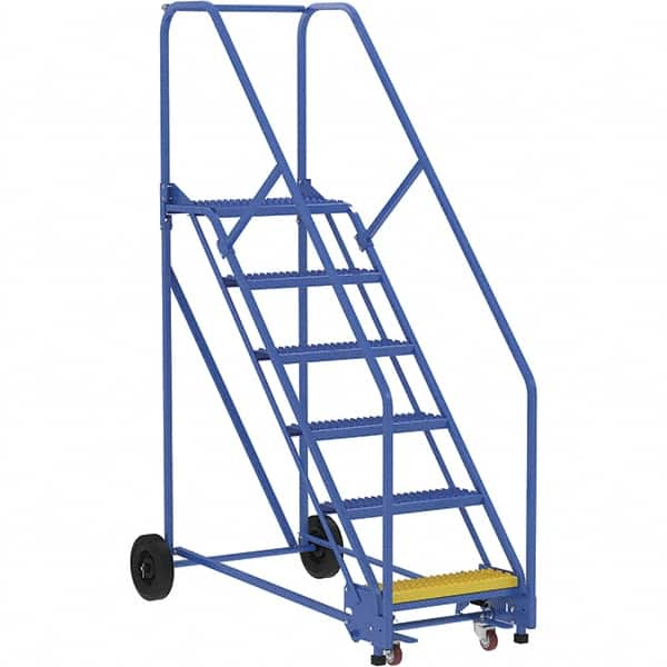 Vestil - 90" High 350 Lb Capacity 6 Step Ladder - Makers Industrial Supply