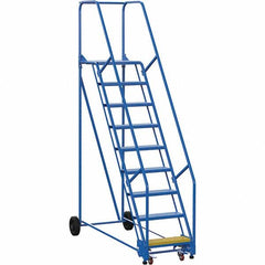 Vestil - 120" High 350 Lb Capacity 9 Step Ladder - Makers Industrial Supply