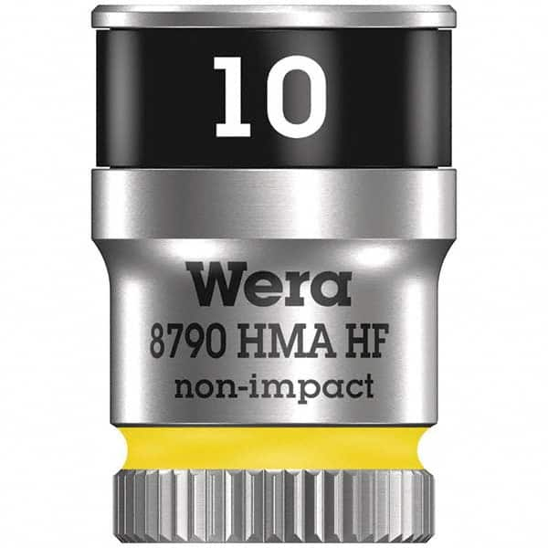 Wera - Specialty Sockets Type: Shallow Socket Size (mm): 10.0 - Makers Industrial Supply