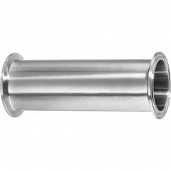 Value Collection - Sanitary Stainless Steel Pipe Fittings Type: Straight Connector Style: Quick-Clamp - Makers Industrial Supply