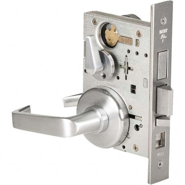 Best - Dormitory Lever Lockset for 1-3/4" Thick Doors - Makers Industrial Supply