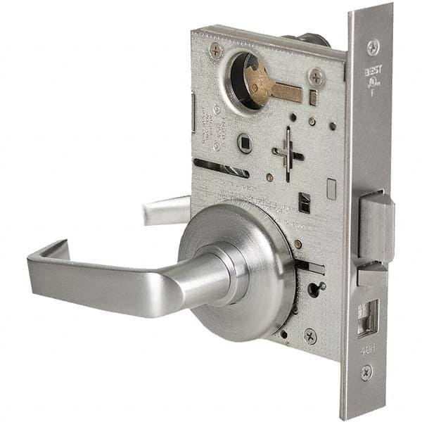 Best - Dormitory Lever Lockset for 1-3/4" Thick Doors - Makers Industrial Supply