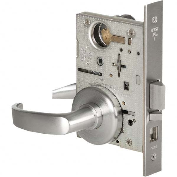 Best - Dormitory Lever Lockset for 1-3/4" Thick Doors - Makers Industrial Supply