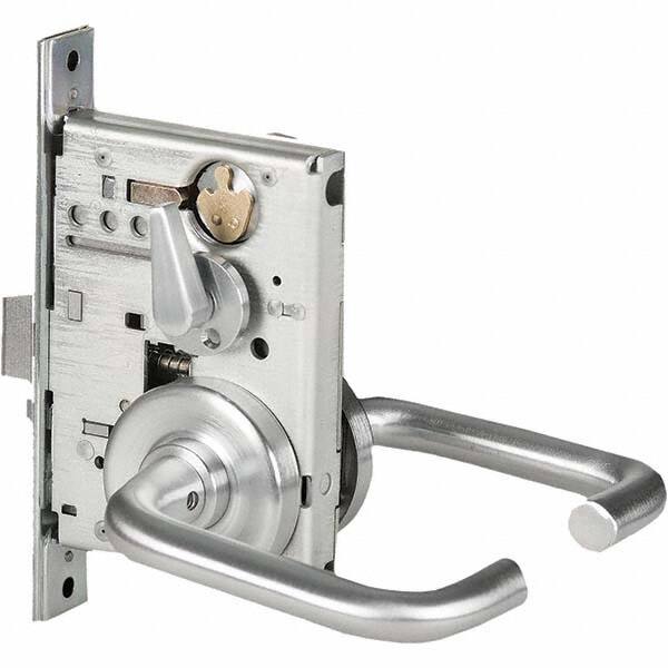 Best - Entrance with Deadbolt Lever Lockset for 1-3/4" Thick Doors - Makers Industrial Supply