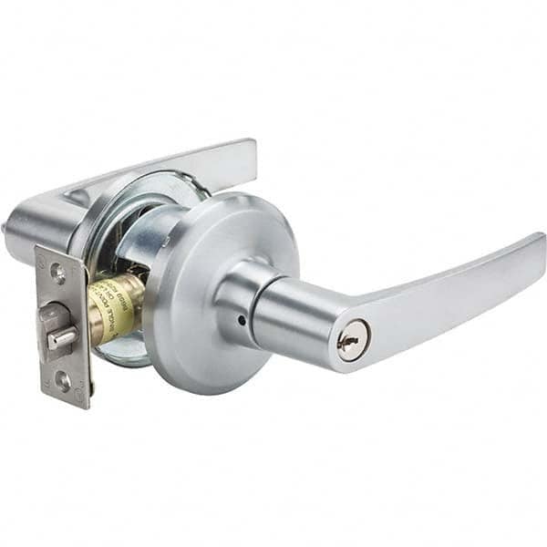 Stanley - Entrance Lever Lockset for 1-3/8 to 1-3/4" Thick Doors - Makers Industrial Supply