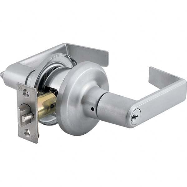 Stanley - Entrance Lever Lockset for 1-3/8 to 1-3/4" Thick Doors - Makers Industrial Supply