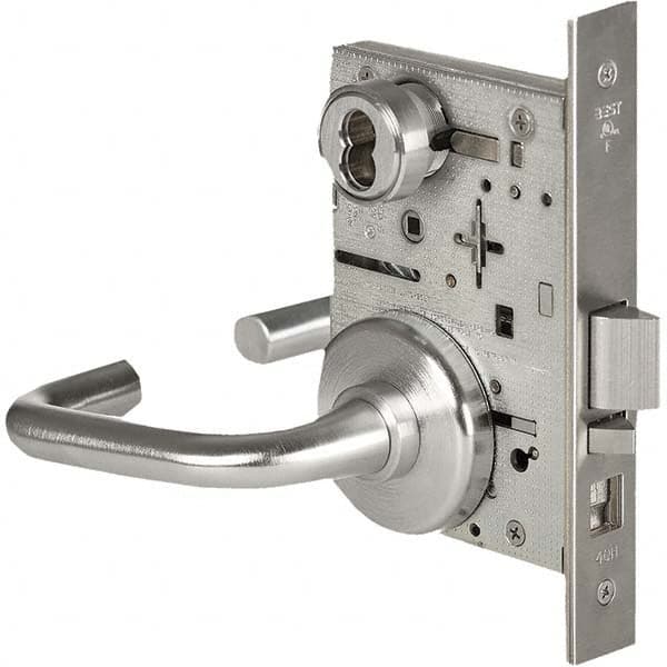 Best - Entrance with Deadbolt Lever Lockset for 1-3/4" Thick Doors - Makers Industrial Supply