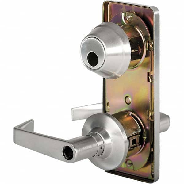 Stanley - Entry Lever Lockset for 1-3/8 to 1-3/4" Thick Doors - Makers Industrial Supply