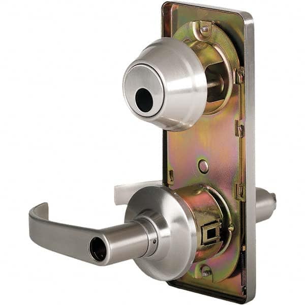 Stanley - Entry Lever Lockset for 1-3/8 to 1-3/4" Thick Doors - Makers Industrial Supply