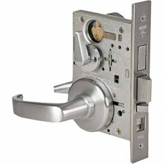 Best - Office Lever Lockset for 1-3/4" Thick Doors - Makers Industrial Supply