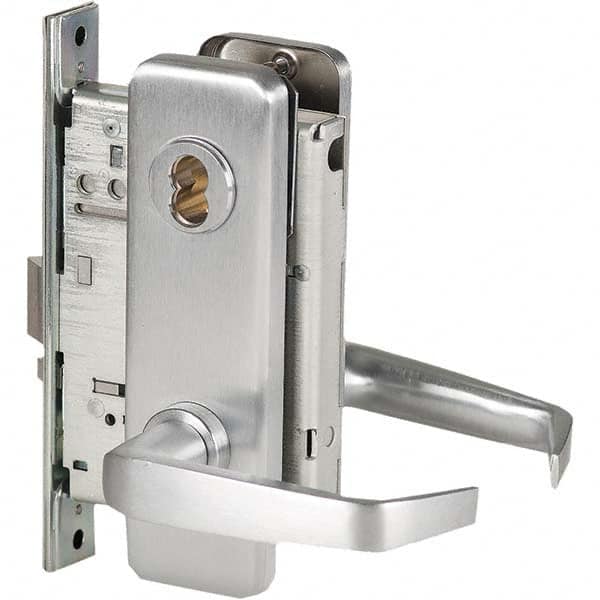 Best - Office Lever Lockset for 1-3/4" Thick Doors - Makers Industrial Supply