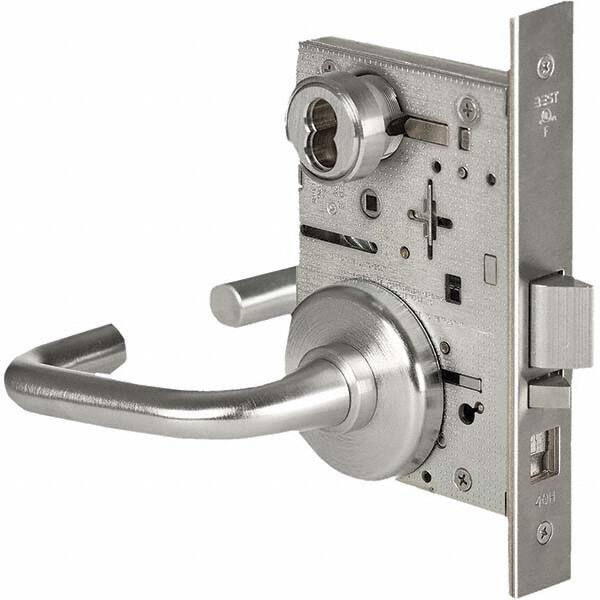 Best - Office Lever Lockset for 1-3/4" Thick Doors - Makers Industrial Supply