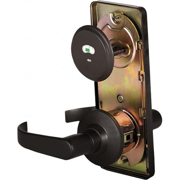 Stanley - Privacy Lever Lockset for 1-3/8 to 1-3/4" Thick Doors - Makers Industrial Supply