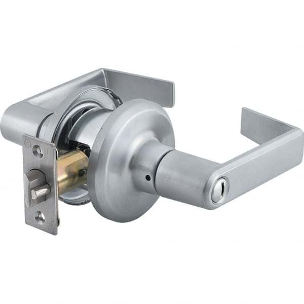 Stanley - Privacy Lever Lockset for 1-3/8 to 1-3/4" Thick Doors - Makers Industrial Supply