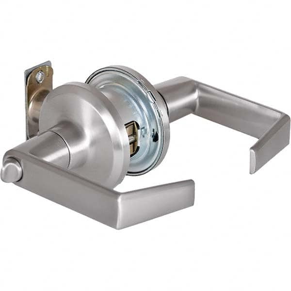 Stanley - Privacy Lever Lockset for 1-3/8 to 1-3/4" Thick Doors - Makers Industrial Supply