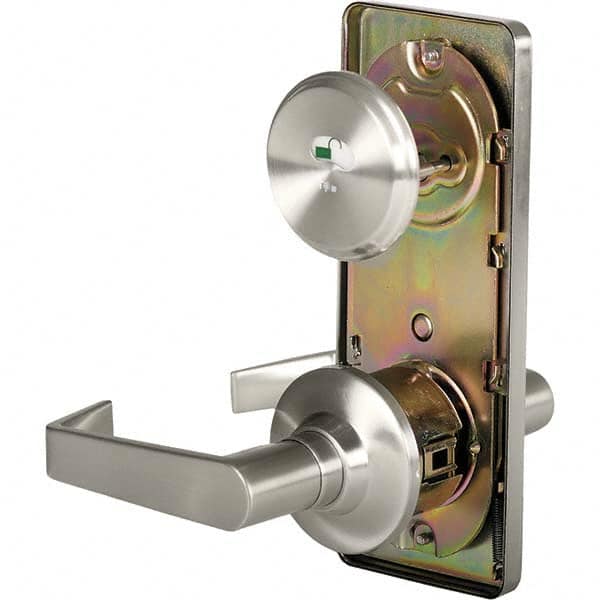 Stanley - Privacy Lever Lockset for 1-3/8 to 1-3/4" Thick Doors - Makers Industrial Supply