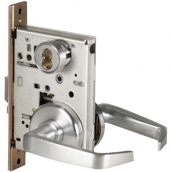 Best - Storeroom Lever Lockset for 1-3/4" Thick Doors - Makers Industrial Supply