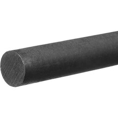 USA Sealing - 1' x 2-1/2" Black Acetal Rod - Makers Industrial Supply