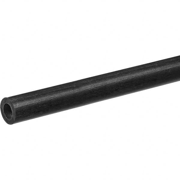 USA Sealing - 1/4" ID x 3/8" OD, 48" Long, Black Carbon Fiber (Unidirectional) Round Tube - Makers Industrial Supply