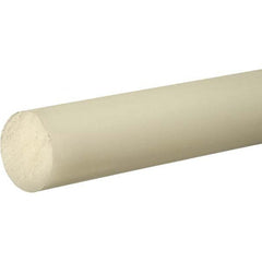 USA Sealing - 3' x 3" Semi-Clear White Polypropylene Rod - Makers Industrial Supply