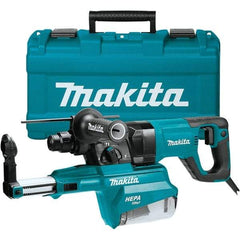 Makita - 120 Volt 1" SDS Plus Chuck Electric Rotary Hammer - 0 to 4,500 BPM, 0 to 1,100 RPM, Reversible - Makers Industrial Supply