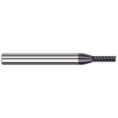 Harvey Tool - Square End Mills; Mill Diameter (Inch): 1/8 ; Mill Diameter (Decimal Inch): 0.1250 ; Length of Cut (Inch): 1/2 ; Length of Cut (Decimal Inch): 0.5000 ; Material: Solid Carbide ; Finish/Coating: AlTiN Nano - Exact Industrial Supply