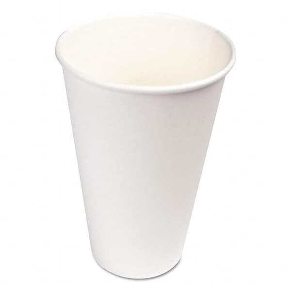 Boardwalk - Paper Hot Cups, 16 oz, White, 1000/Carton - Makers Industrial Supply