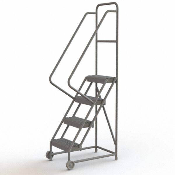 TRI-ARC - Rolling & Wall Mounted Ladders & Platforms Type: TiltNRoll Rolling Ladder Style: Tilt & Roll Safety Ladder - Makers Industrial Supply