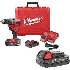 Milwaukee Tool - Cordless Drills Battery Voltage: 18 Battery Chemistry: Lithium-Ion - Makers Industrial Supply