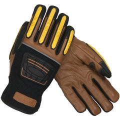 ‎120-4150/XXXL All Purp Work Gloves - Maximum Safety - Kevlar Lined - Goat Leather Palm - TPR on Fingers - EN4 - Exact Industrial Supply