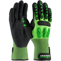 ‎120-5130/XL Oil /Gas Gloves - Maximum Safety TuffMax3 - Nitrile Coated Palm - TPR Reinforcements - EN3 - Exact Industrial Supply