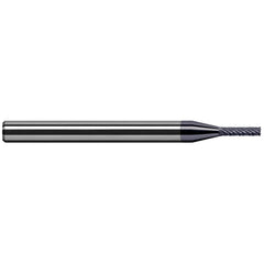 Harvey Tool - 1/32" Cut Diam, 1/8" Shank Diam, Solid Carbide Double Cut Square Burr - Exact Industrial Supply