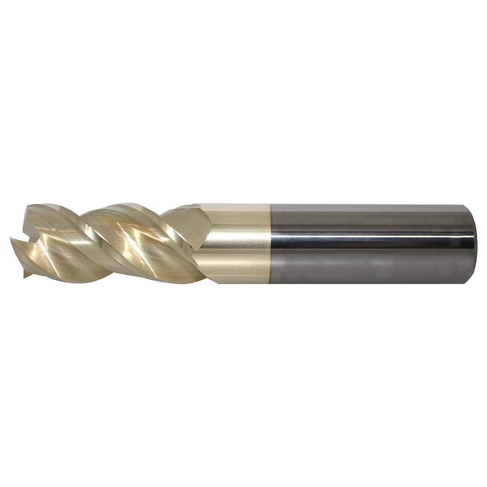 ProMax - 3/8" Diam, 1-1/2" LOC, 3/8" Shank Diam, 3-1/2" OAL, 3 Flute, Solid Carbide, Single End Square End Mill - Exact Industrial Supply