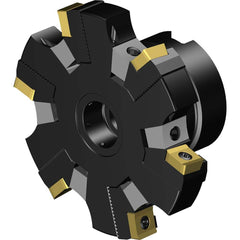 Sandvik Coromant - Indexable Slotting Cutters; Connection Type: Arbor Hole ; Maximum Depth of Cut (mm): 10.60 ; Cutter Diameter (mm): 100.00 ; Hole Diameter (mm): 27.0000 ; Number of Teeth: 6 ; Toolholder Style: R331.52 - Exact Industrial Supply