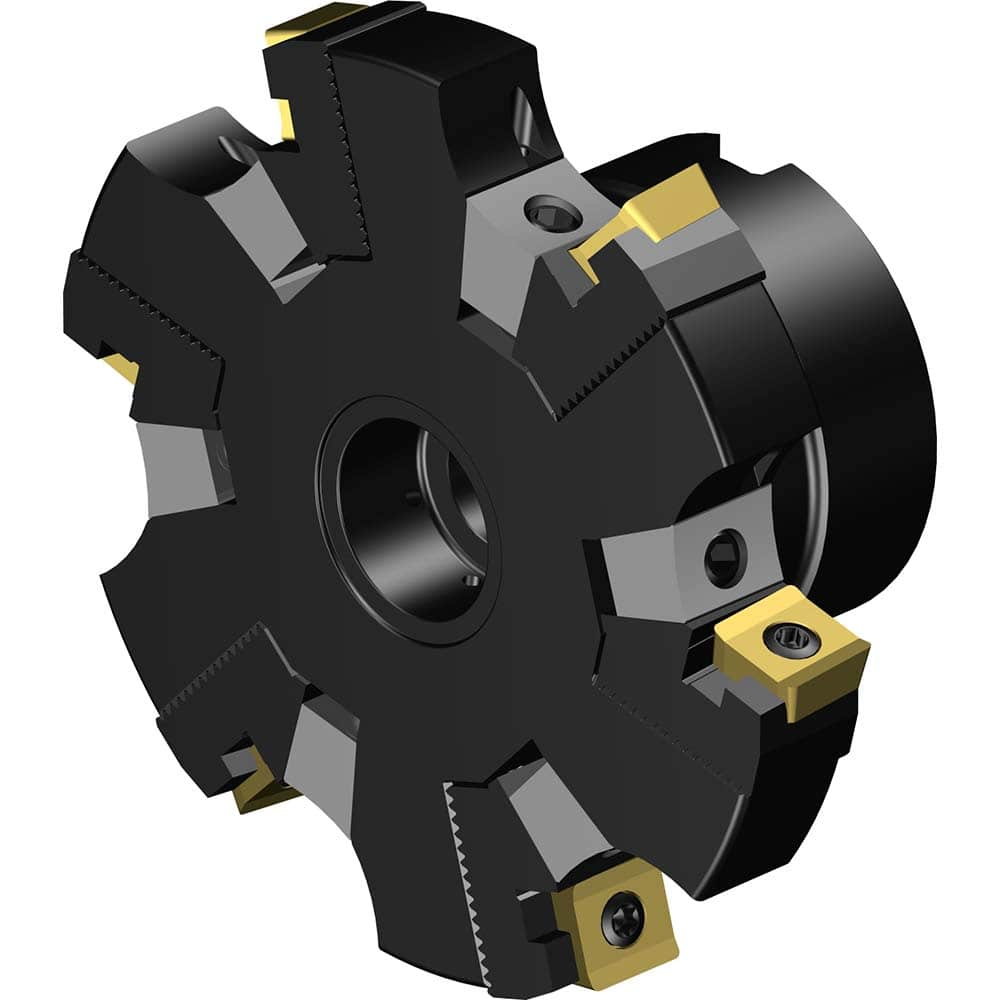 Sandvik Coromant - Indexable Slotting Cutters; Connection Type: Arbor Hole ; Maximum Depth of Cut (Decimal Inch): 0.4170 ; Cutter Diameter (mm): 101.00 ; Hole Diameter (Inch): 1.00 ; Number of Teeth: 6 ; Toolholder Style: R331.52 - Exact Industrial Supply