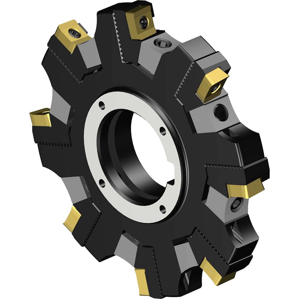 Sandvik Coromant - Indexable Slotting Cutters; Connection Type: Arbor Hole ; Maximum Depth of Cut (Decimal Inch): 0.2990 ; Cutter Diameter (mm): 101.00 ; Hole Diameter (Inch): 1.25 ; Number of Teeth: 8 ; Toolholder Style: L331.52 - Exact Industrial Supply