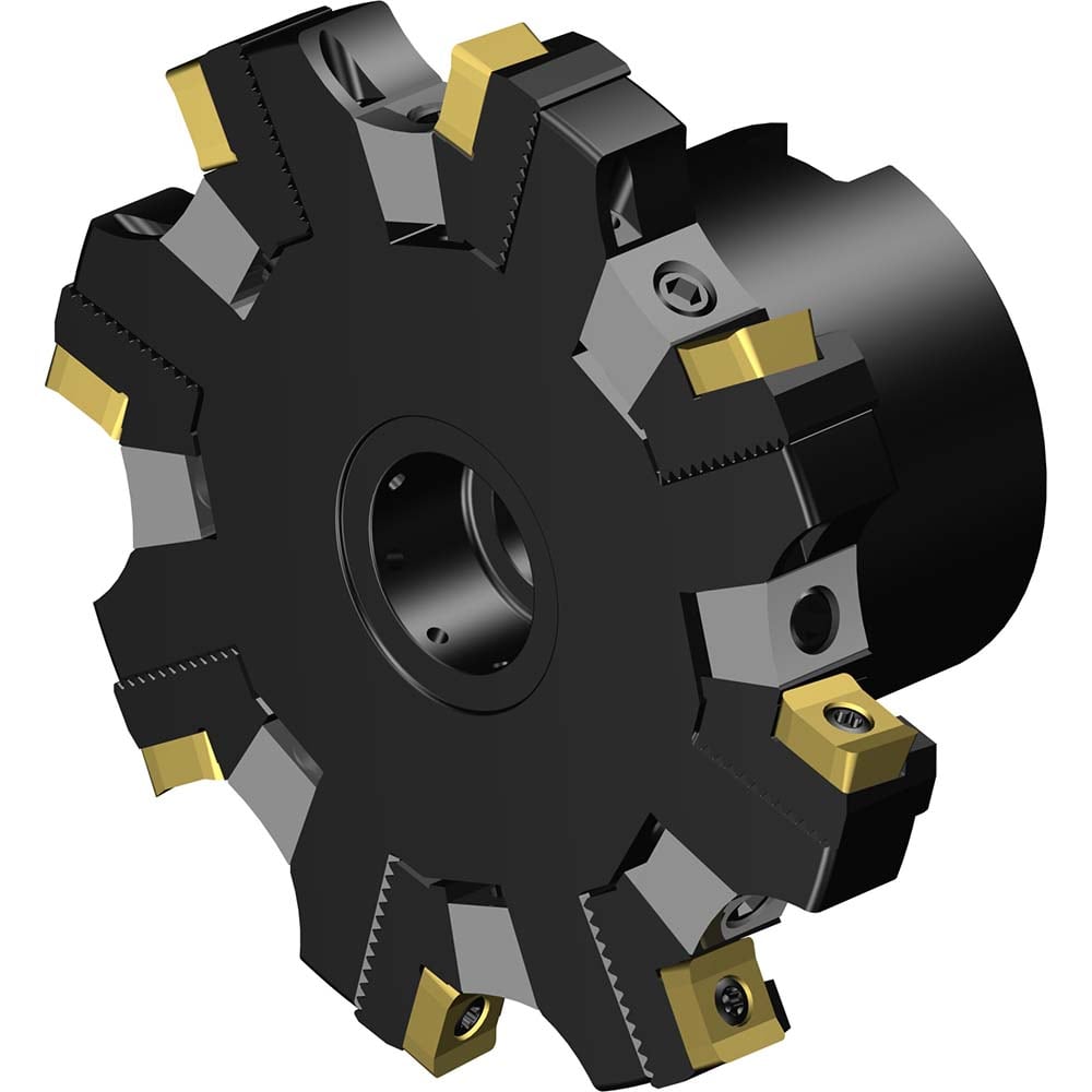 Sandvik Coromant - Indexable Slotting Cutters; Connection Type: Arbor Hole ; Maximum Depth of Cut (mm): 7.60 ; Cutter Diameter (mm): 100.00 ; Hole Diameter (mm): 27.0000 ; Number of Teeth: 8 ; Toolholder Style: R331.52 - Exact Industrial Supply