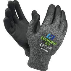 Linco - Work & General Purpose Gloves; Material Type: Nylon/Spandex Blend ; Coated Area: Palm & Fingertips ; Women's Size: Large ; Men's Size: Medium ; Hand: Hand-Specific; Both Left and Right ; FDA Approved: NonFDA Approved - Exact Industrial Supply