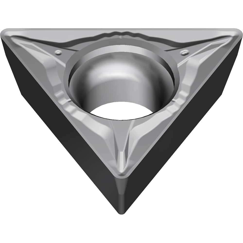 TPMT221EGU AC8015P Carbide Turning Insert Absotech Finish, 0.4331″ Long, 1/4″ Inscribed Circle, 0.0157″ Corner Radius, 0.1252″ Thick, 60° Included Angle, Series AC8000P