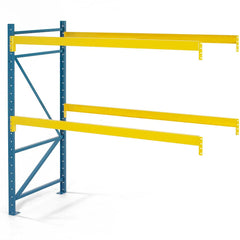 Steel King - Storage Racks; Type: Pallet Rack Add-On Unit ; Width (Inch): 108 ; Height (Inch): 192 ; Depth (Inch): 42 ; Number of Bays: 1 ; Color: Blue; Yellow - Exact Industrial Supply