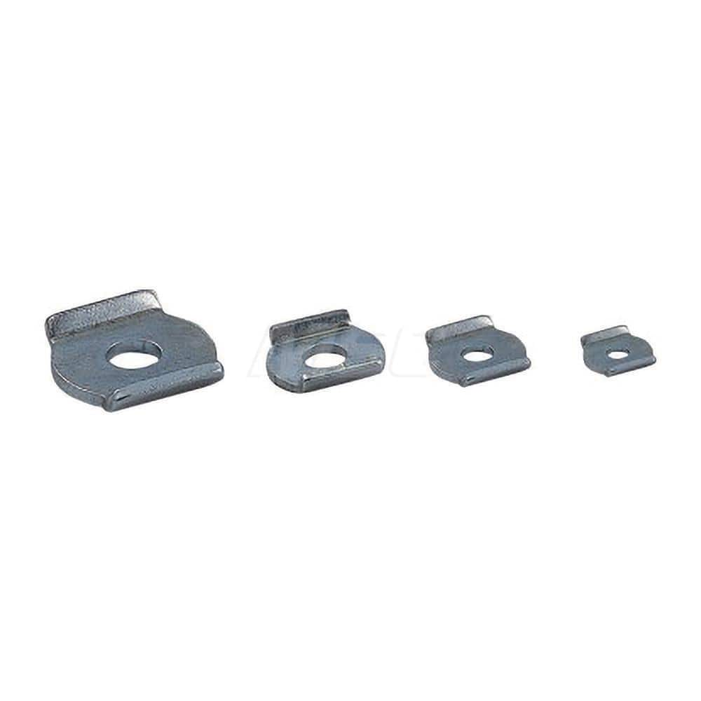 Clamp Spindle Retainers & Flanged Washers; Overall Width (Decimal Inch - 4 Decimals): 0.9720; Material: Carbon Steel; Material: Carbon Steel; Hole Diameter (Decimal Inch): 0.5100; Hole Diameter (mm): 0.5100; Hole Diameter: 0.5100; Finish/Coating: Zinc Pla