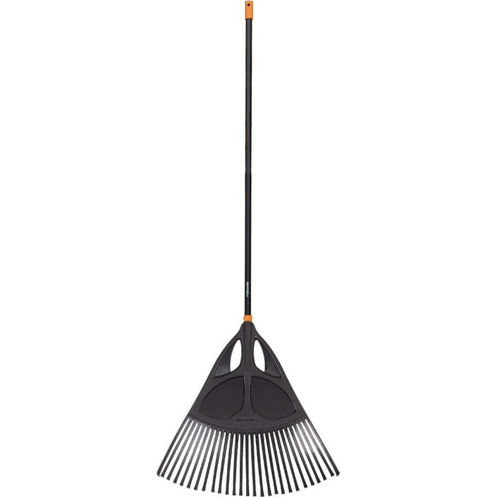 Fiskars - Forks & Rakes Type: Leaf Rake Handle Type: Removable - Makers Industrial Supply