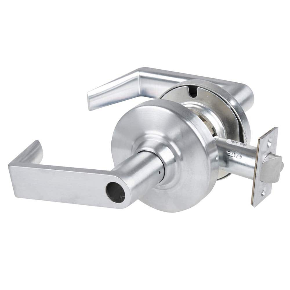 Schlage - Lever Locksets; Door Thickness: 1 3/8 - Exact Industrial Supply