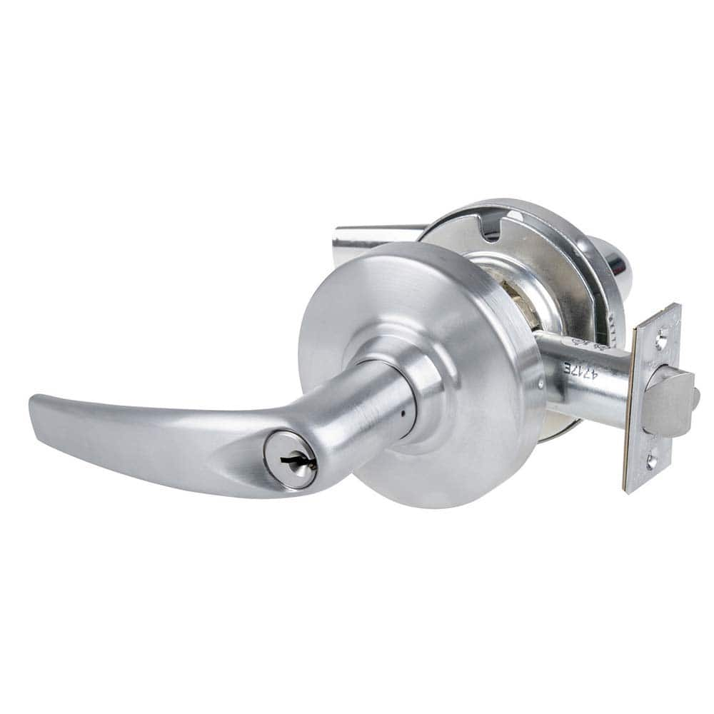 Schlage - Lever Locksets; Door Thickness: 1 3/8 - Exact Industrial Supply