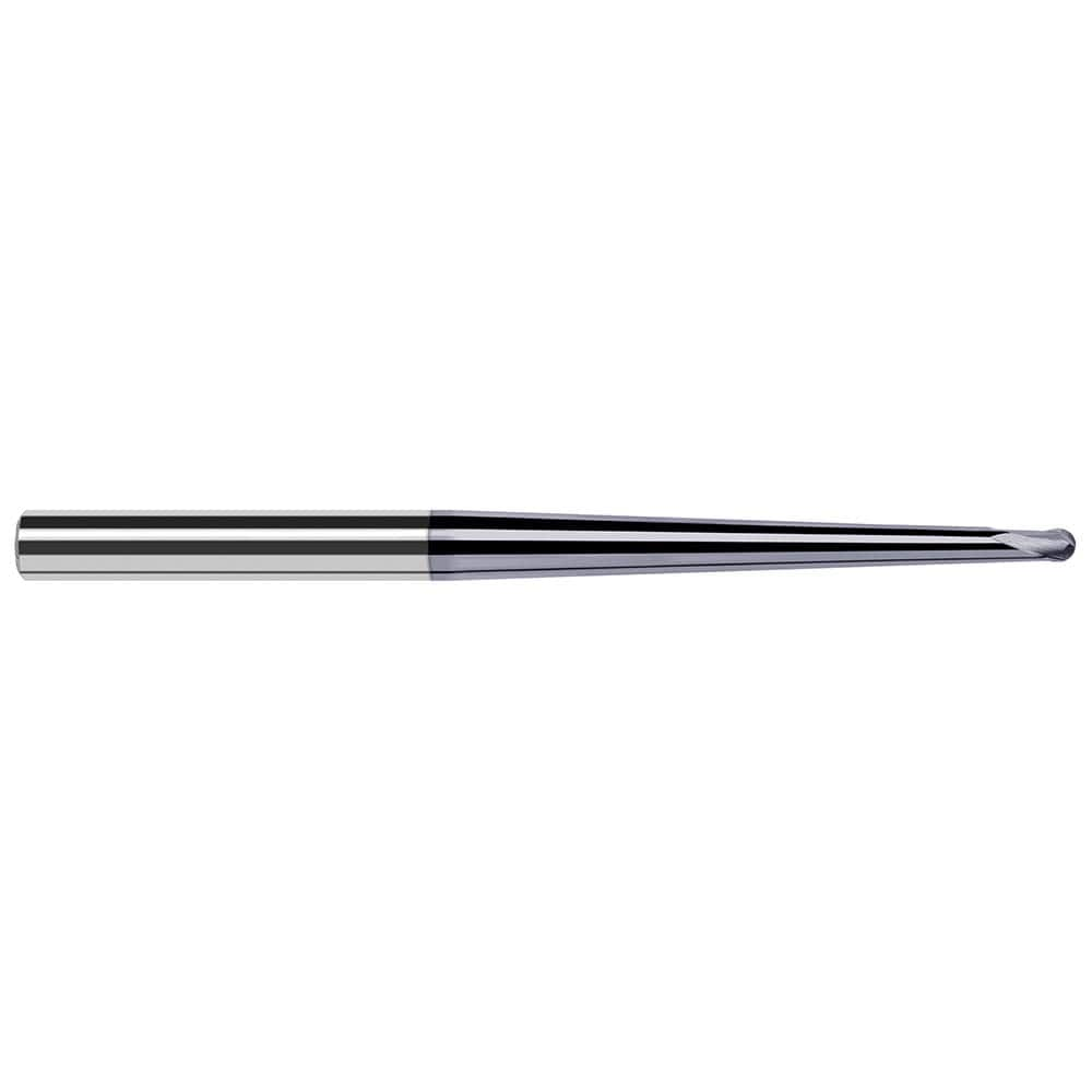 Harvey Tool - Ball End Mills; Mill Diameter (mm): 1.20 ; Mill Diameter (Inch): 3/64 ; Mill Diameter (Decimal Inch): 0.0470 ; Number of Flutes: 2 ; Length of Cut (Decimal Inch): 0.0380 ; Material: Solid Carbide - Exact Industrial Supply